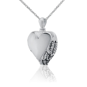 TLC - Mother of Pearl Heart Silver Pendant