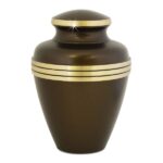 Dover brown urn with a rich finish offering a dignified and comforting tribute for memorial services