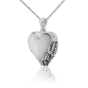 Mother of pearl silver pendant keepsake combining elegance and remembrance in wearable memorial jewelry